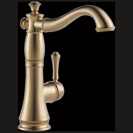 Delta 1 or 3 Hole Kitchen Faucet, Champagne Bronze 1997LF-CZ